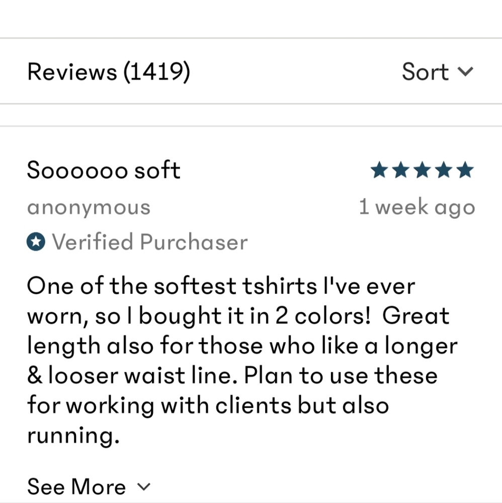 🌸 Athleta Uptempo Tee in Black Heather - Super Soft & NWT - Picture 9 of 16